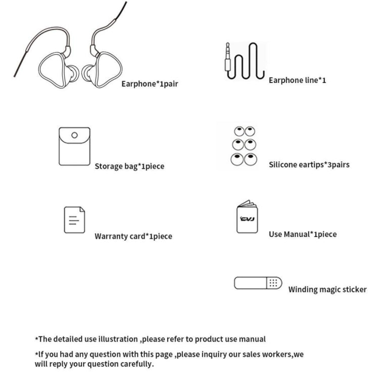 Écouteurs intra-auriculaires CVJ en résine avec câble interchangeable, Star Cloud, Star Domain, Star Cloud avec micro, Star Domain avec micro